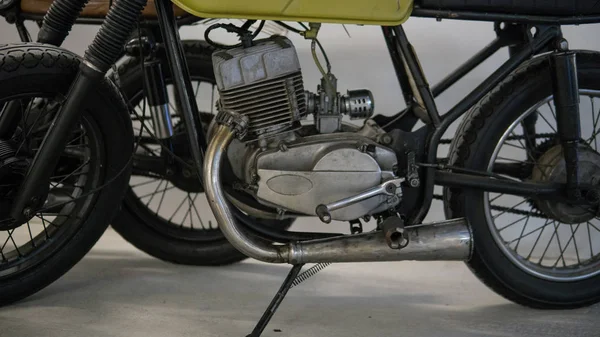 カスタム バイクの文化。スタイルまたは書式のオートバイの品種. — ストック写真