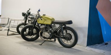 Özel kafe yarış motosiklet 