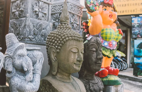 Cabeça Buda Lembrança Para Venda — Fotografia de Stock