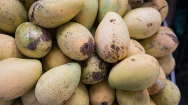 Asya meyve Pazar. Tropikal meyve 