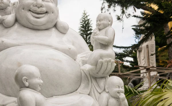 Estátua de buddha de perto — Fotografia de Stock