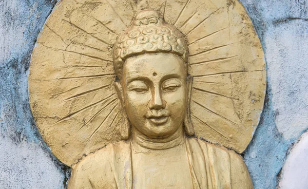 Buddhastaty närbild — Stockfoto