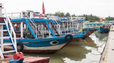 Hoi An sokakları, Vietnam. Hoi bir turist konumlar 