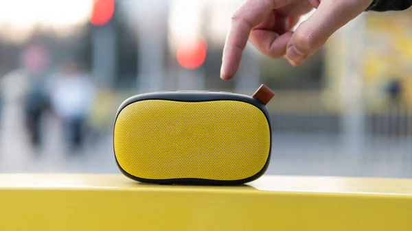 Modern portable wireless music speaker