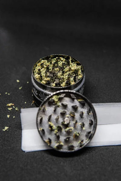 Metal grinder for smoking weed. Marijuana insta stories resoluti