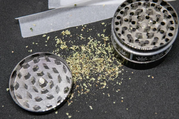 accessories for smoking cannabis. Grinder for marijuana buds.