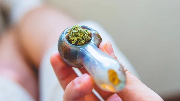 Modern ways of smoking marijuana in the world. Recreational Cann — Stock Photo, Image