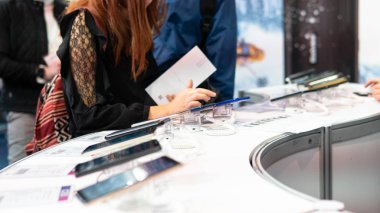 Kiev, Ukrayna -28 Eylül 2019 : Cee 2019. Mod sergisi