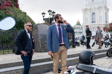 Kyiv, Ukrayna - 29 Eylül 2019: Seçkin Beyefendi