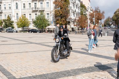 Kyiv, Ukrayna - 29 Eylül 2019: Seçkin Beyefendi