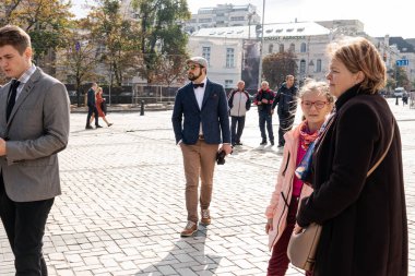 Kyiv, Ukrayna - 29 Eylül 2019: Seçkin Beyefendi