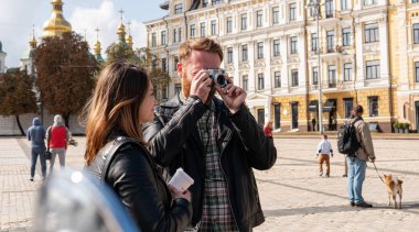 Kyiv, Ukrayna - 29 Eylül 2019: Seçkin Beyefendi