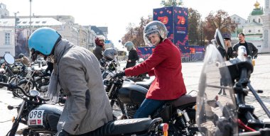 Kyiv, Ukrayna - 29 Eylül 2019: Seçkin Beyefendi