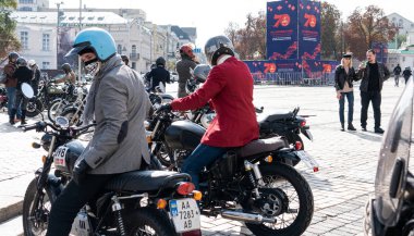 Kyiv, Ukrayna - 29 Eylül 2019: Seçkin Beyefendi
