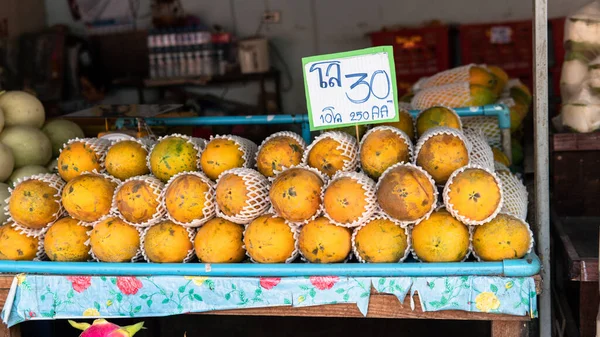 Fruit Markets Asia Popular Exotic Fruits Tourists World — Stock Photo, Image