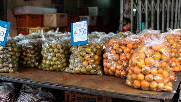 Marchés Aux Fruits Asie Fruits Exotiques Populaires Pour Les Touristes — Photo