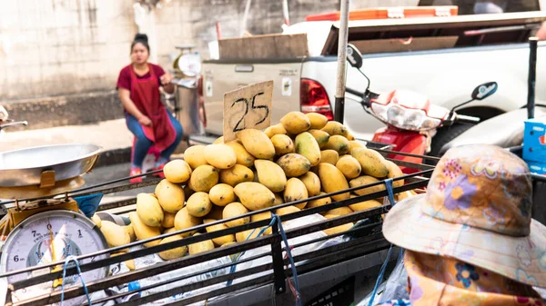 Mercados Frutas Asia Frutas Exóticas Populares Para Los Turistas Todo — Foto de Stock