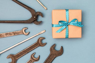 Babalar günü kavramı kartı.