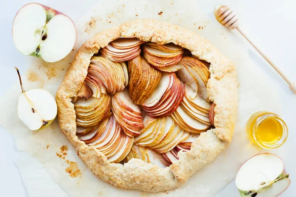 Apple and pear galette.