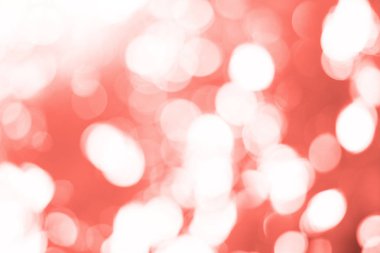 Yaşayan Mercan rengi tonda Bokeh.