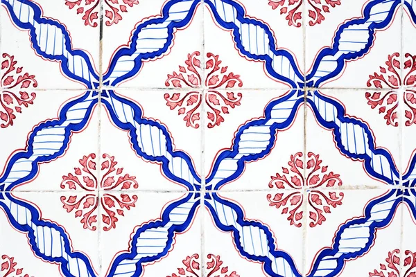 Traditional portuguese decorative tiles azulejos. — Stock Photo, Image