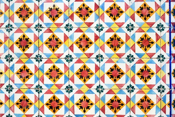 Traditional portuguese decorative tiles azulejos. — Stock Photo, Image