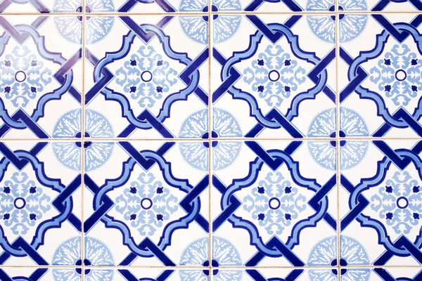 Традиционная португальская декоративная плитка azulejos . — стоковое фото