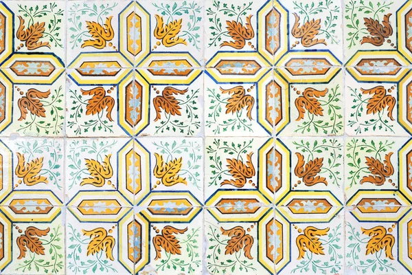 Traditional portuguese decorative tiles azulejos. — Stock Photo, Image