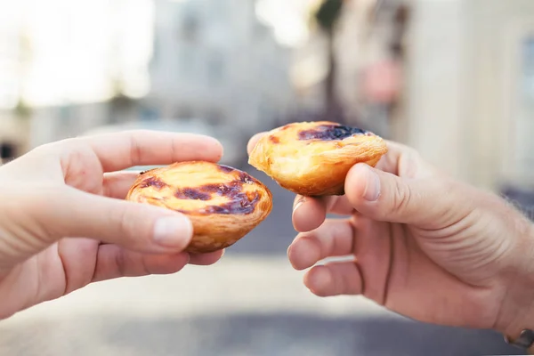 Postre tradicional portugués . — Foto de Stock