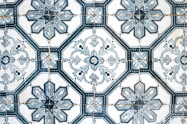 Traditional portuguese decorative tiles azulejos. — Stock Photo, Image