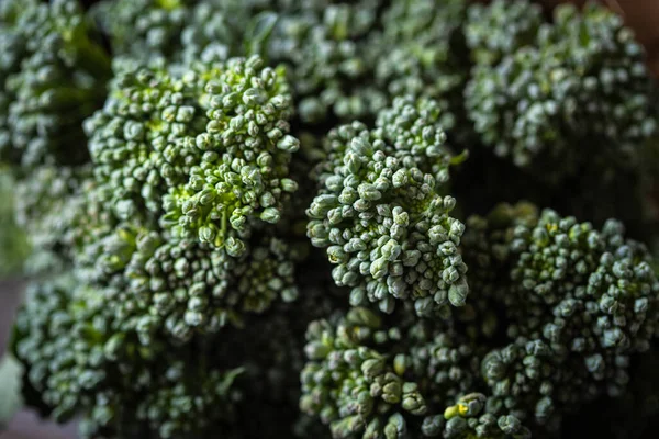 Sekelompok Brokolini Tutup Tampilan — Stok Foto
