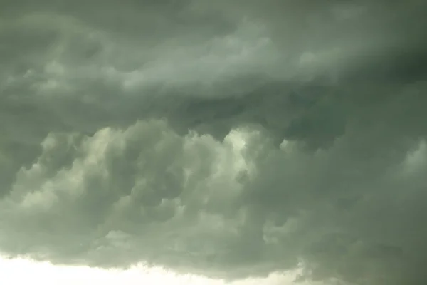 Thick Dark Scary Storm Clouds Sky — Stock Photo, Image