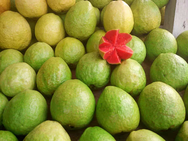 Guava Psidium Guajava Eller Ofta Kallad Guava Guava Siki Och — Stockfoto