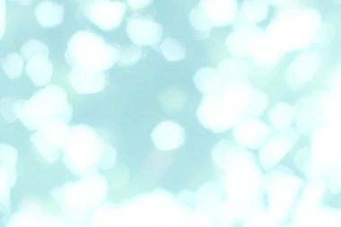 Soyut Mavi Bokeh arka plan, doğal Bokeh, parlak ışık Defocused ve bulanık Bokeh daireler