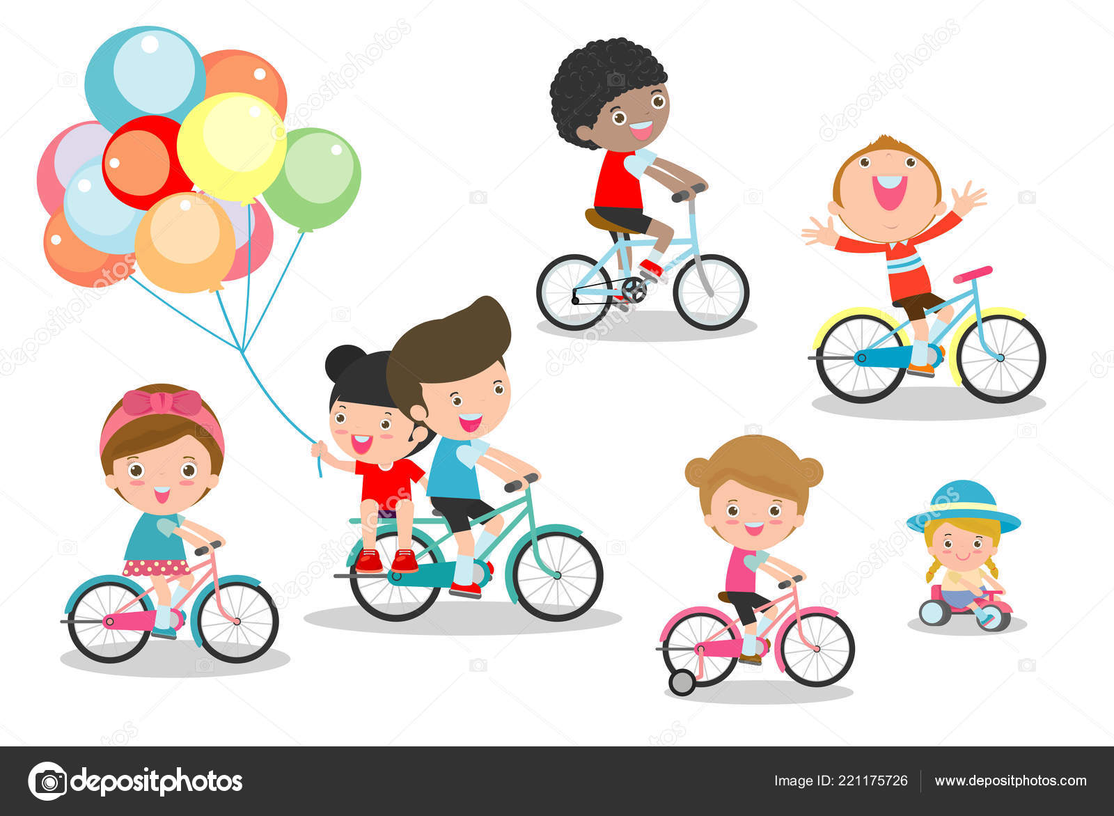 Kids riding cycle deals
