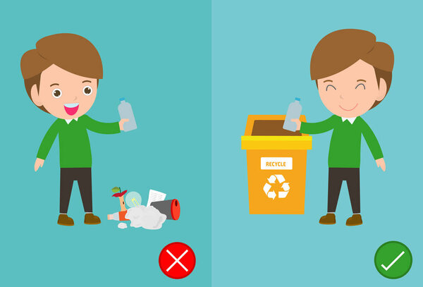 background, banner, basket, bin, cartoon, caution, character, child, clean, concept, do, drop, dump, dumping, eco, ecology, environment, forbidden, garbage, icon, illustration, isolated, keep, kid, label, litter, littering, park, people, person, pict