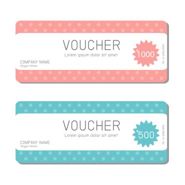 Hediye çeki şablonu ve modern desen. kedi kavramı. Şablon sigorta primi desen, renkli desenli hediye çeki şablonu ile fiş. parlak kavramı. fiş kedi vektör çizim