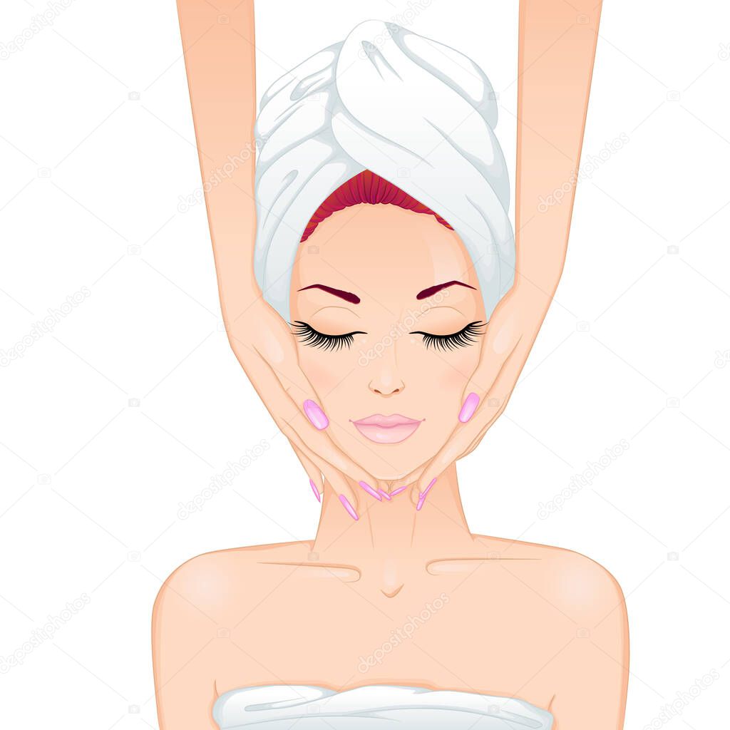 Face massage spa