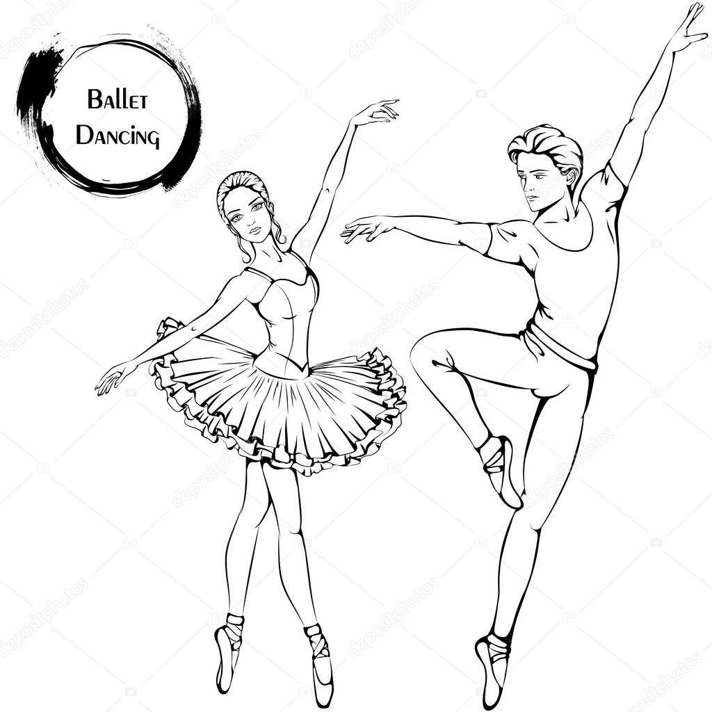 Dance line ballet
