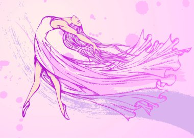 Modern dans eden balerin