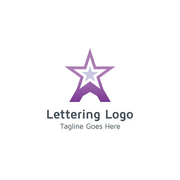 Lettering Logo Suitable Trademarks Business Ventures — Stock Vector