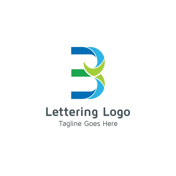 Mektup Logo Tasarım Ticaret Için Uygundur Markalar — Stok Vektör