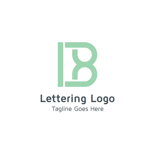 Letter Logo Ontwerp Geschikt Voor Handel Zakelijke Merken — Stockvector