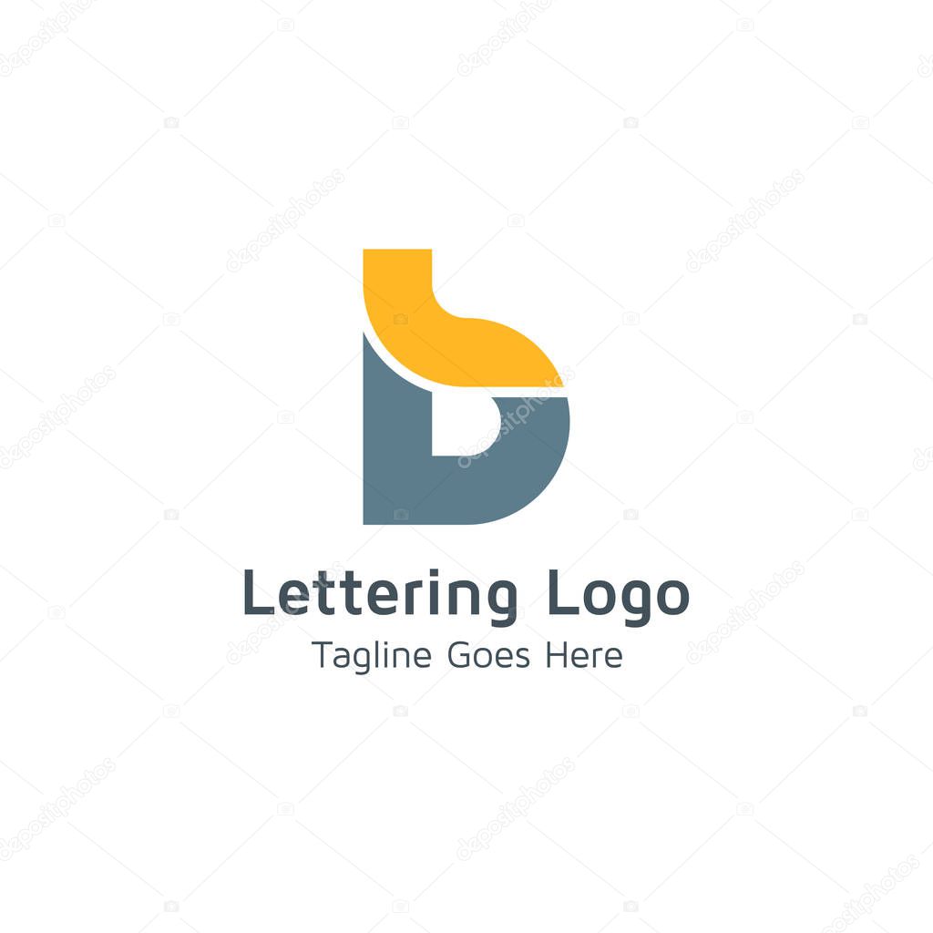 The letter B logo design is suitable for trade / business brands