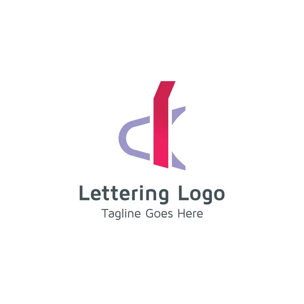 Letra Vector Logo Adecuado Para Marcas Comerciales Empresas Negocios — Archivo Imágenes Vectoriales