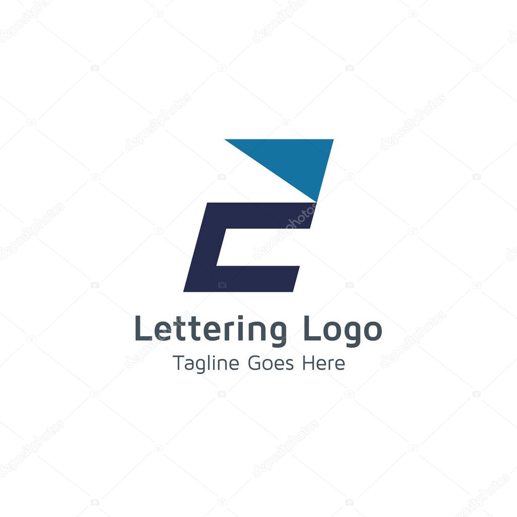 Vector letter E is suitable for business or trade business brands