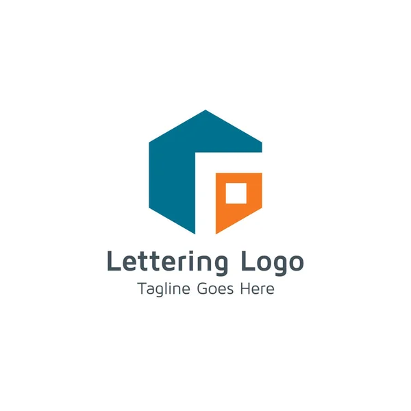 Lettre Logo Design Convient Aux Marques Commerciales Affaires — Image vectorielle