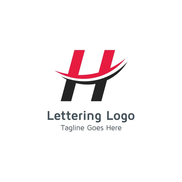 Design Logotipo Letra Adequado Para Marcas Comerciais Comerciais — Vetor de Stock