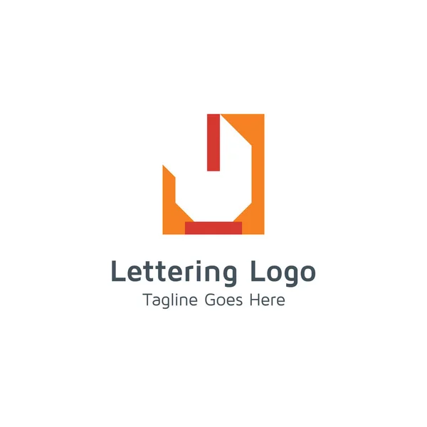 Lettrage Design Alphabet Vecteur Logo — Image vectorielle