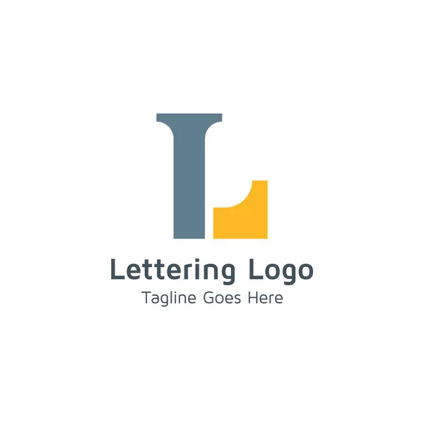 Letra Del Logotipo Del Vector Conveniente Para Las Marcas Comerciales — Vector de stock